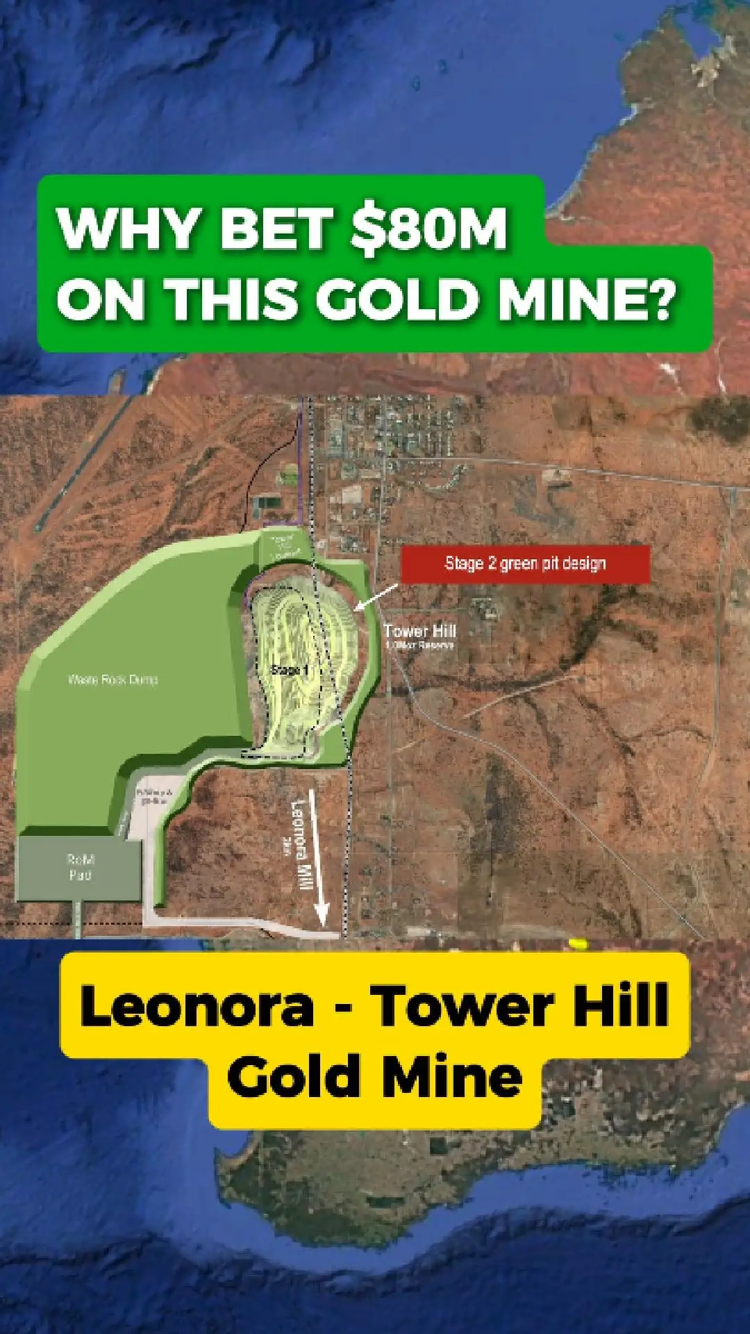 Why Bet $80 Million on This Gold Mine?
Genesis Minerals is accelerating work at Tower Hill — a major gold deposit just outside Leonora in Western Australia — as the company moves closer to full-scale development. With gold prices trading near record highs, the project has quickly become one of WA’s most-watched growth stories.
Shifting the Rail to Unlock the Pit
One of the most significant steps is the plan to relocate the nearby rail line. This allows Genesis to expand the mill and open up the full extent of the Tower Hill pit — something previous owners couldn’t realistically do. The move clears the way for a larger, more efficient operation tied directly into Genesis’ Leonora production hub.
High-Grade Hits Continue
Recent drilling around Tower Hill has returned consistent high-grade intercepts, strengthening confidence in the resource and supporting plans for a much larger mine footprint. These results also feed into an expanded underground study now underway.
A New Gold Hub in the Making?
With planned capital spending around the $80 million mark, a strong gold market, and a district-scale strategy connecting multiple deposits, investors are watching closely. If the development plan lands as expected, Tower Hill could become WA’s next major gold success story — and a key pillar in Genesis Minerals’ Leonora growth plans.